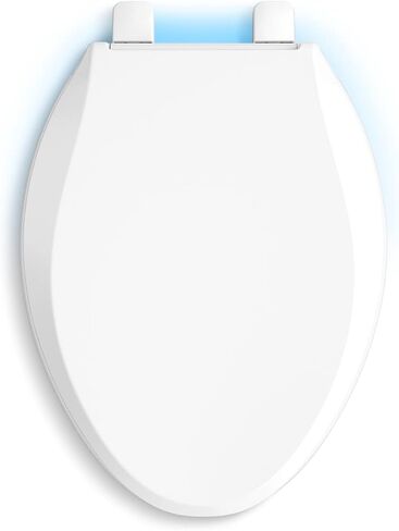 CACHET® NIGHTLIGHT Q3™ PB TOILET SEAT, Non Ready Latch, Round, BLACK in Saudi Arabia