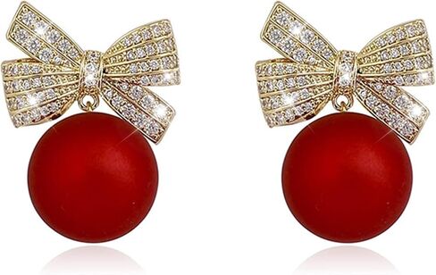 Christmas Earrings Christmas Ornament Earrings for Women Christmas Ball Dangle Earrings Christmas Bulb Drop Dangle Earrings for Teen Girls Xmas Holiday Jewelry Gifts in Kuwait