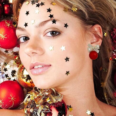 Christmas Earrings Christmas Ornament Earrings for Women Christmas Ball Dangle Earrings Christmas Bulb Drop Dangle Earrings for Teen Girls Xmas Holiday Jewelry Gifts in Kuwait