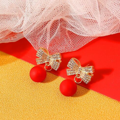 Christmas Earrings Christmas Ornament Earrings for Women Christmas Ball Dangle Earrings Christmas Bulb Drop Dangle Earrings for Teen Girls Xmas Holiday Jewelry Gifts in Kuwait