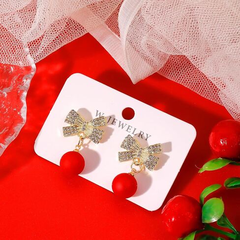 Christmas Earrings Christmas Ornament Earrings for Women Christmas Ball Dangle Earrings Christmas Bulb Drop Dangle Earrings for Teen Girls Xmas Holiday Jewelry Gifts in Kuwait