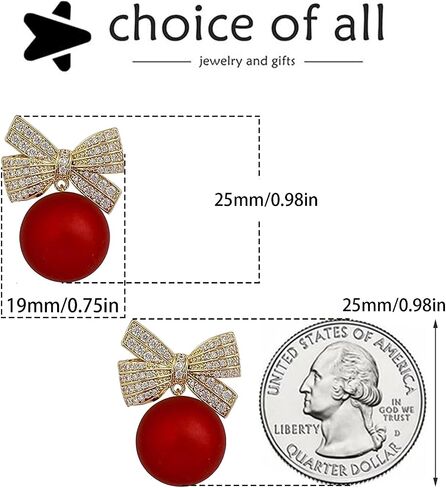 Christmas Earrings Christmas Ornament Earrings for Women Christmas Ball Dangle Earrings Christmas Bulb Drop Dangle Earrings for Teen Girls Xmas Holiday Jewelry Gifts in Kuwait