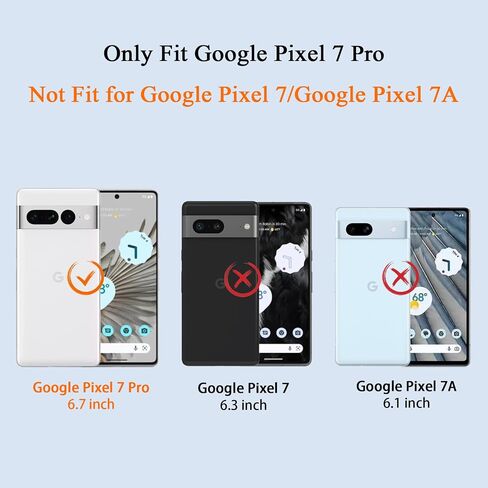 Designed for Google Pixel 7 Pro Case with Belt Clip & Kickstand, Full-Body Triple Layers Rugged Case for Pixel 7 Pro 5G 6.7 inch Phone (Purple+Black) in Saudi Arabia