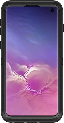 حافظة OtterBox Defender Series متينة لهاتف Samsung Galaxy S10 (فقط) حافظة فقط - عبوة غير قابلة للبيع بالتجزئة - أسود - مع حماية ميكروبية in Kuwait