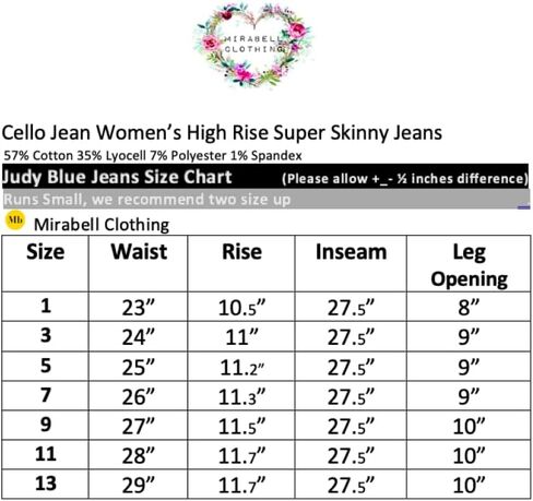 Cello Jeans Women's High Rise Basic Five Pocket Skinny Jeans in Kuwait