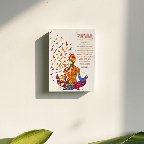 علامة صندوق خشبي اقتباس تحفيزي مقاس 15.24 × 20.32 سم، اليوم هو يوم جيد لقضاء يوم رائع، علامة صندوق خشبي، ديكور مكتبي، لوحة ريفية لرف الحائط، ديكور الطاولة، مكتب المنزل in Kuwait