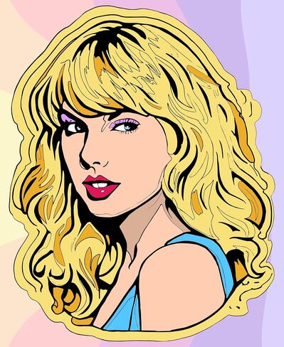 Generic 11""x14"" Taylor Paint Kit for Fans of TS, Birthday Parties, Kids Parties, Ladies, Teens, Art Merch. Art Stuff, Black in Saudi Arabia
