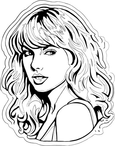 Generic 11""x14"" Taylor Paint Kit for Fans of TS, Birthday Parties, Kids Parties, Ladies, Teens, Art Merch. Art Stuff, Black in Saudi Arabia