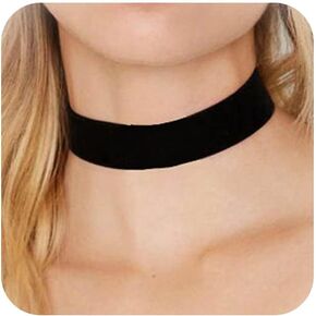 YANCHUN Goth Black Velvet Choker Necklaces for Women Girls Black Choker in Saudi Arabia