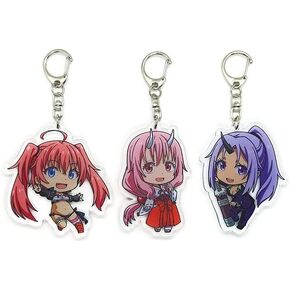 Inc. - Set of 3 Reincarnated Slime Acrylic Keychain Shion, Shuna, Demon Lord Milim Nava