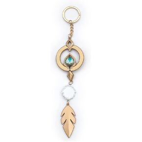 KILA MILA Game Keychain Fatui Harbingers Kunikuzushi Eye Of God Cosplay Pendant Key Chains Prop Gift