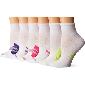 Fruit of the Loom Women's Everyday Active Ankle Socks (6 Pack)
