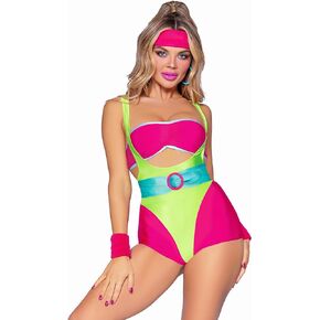 Leg Avenue Women's 80s Workout Hottie Costume
