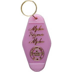 Sorority Shop Alpha Sigma Alpha Vintage Motel Keychain