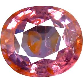 2.09 ct Oval Cut (8 x 7 mm) Un-Heated Purplish Pink Sapphire Genuine Loose Gemstone