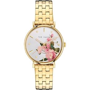 Ted Baker Ladies Stainless Steel Yellow Gold Bracelet Watch (Model: BKPPHF3099I)