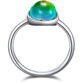 1.5mm Oval Stainless-Steel Mood Ring