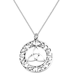 CENWA Celtic Knot Cross Pendant Necklace Claire Fraser Necklace Sassenach Scottish Gift