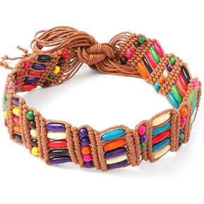 Bohend Boho Waist Belt Braid Dress Belts Vintage Wrap Woven Dress Belt for Women and Girls
