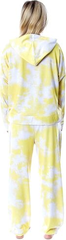 INTIMO Minions Positive Vibes Tie Dye Womens' Pajama Loungewear Hooded Jogger Set in Saudi Arabia