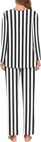 Anymeet Womens Pajama Set Long Sleeve 2 Piece Fall Ladies Sleepwear Soft Lounge Sets Comfy PJs With Pockets in Saudi Arabia