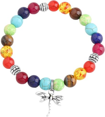 MYOSPARK Dragonfly Bracelet Gift Dragonfly Inspirational Jewelry Dragonfly Lovers Gift Dragonfly Spiritual Gift for Women in Saudi Arabia