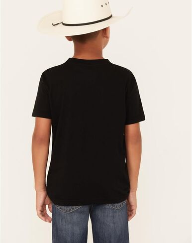 تي شيرت Rock & Roll Denim Dale Brisby Youth ذو رسومات سوداء in Kuwait