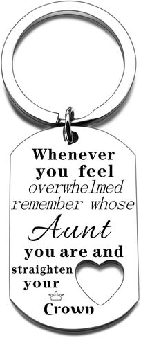 To My Daughter Gift Keychain from Mom Dad Whenever You Feel Overwhelmed in Saudi Arabia