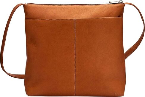 حقيبة كتف جلوريندا جلدية متعددة الأغراض بسحاب، 10.5 بوصة × 10 بوصة × 3.25 بوصة in Kuwait