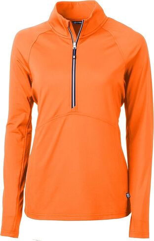 Cutter & Buck Adapt Eco Knit Stretch Recycled Womens Half Zip Pullover in Saudi Arabia