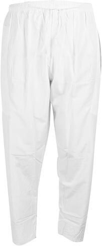 Men Muslim Pant Cotton Loosestyle Afghan Pants Men Muslim Arab Middle East Pants with Waist Elastic Band for Prayer in Saudi Arabia