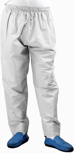 Men Muslim Pant Cotton Loosestyle Afghan Pants Men Muslim Arab Middle East Pants with Waist Elastic Band for Prayer in Saudi Arabia