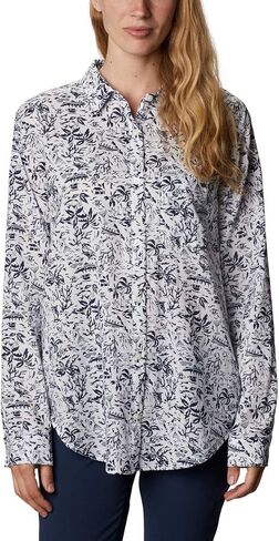 Columbia Women's Slack Water Woven Long Sleeve Shirt in Saudi Arabia