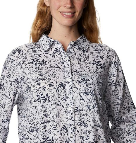 Columbia Women's Slack Water Woven Long Sleeve Shirt in Saudi Arabia