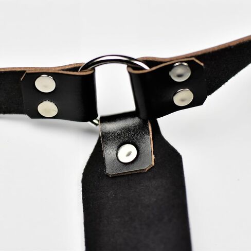 Medieval Authantic Leather Back Sword Shoulder Frog - Adjustable Sheath Holster Renaissance Warrior Costume Accessory in Saudi Arabia