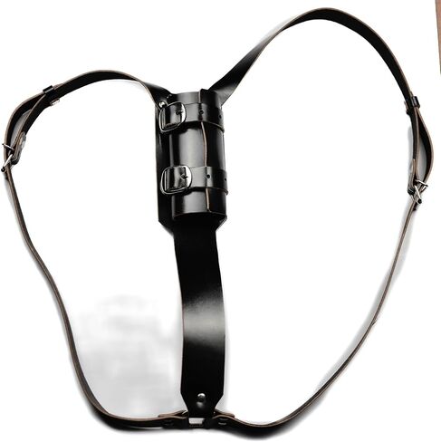 Medieval Authantic Leather Back Sword Shoulder Frog - Adjustable Sheath Holster Renaissance Warrior Costume Accessory in Saudi Arabia