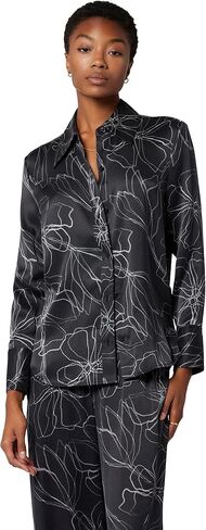 Equipment Women's Leona Top in True Black and Nature White in Saudi Arabia