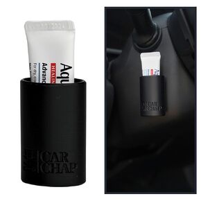 CarChap Car Lip Balm Holder (The Original), TubeChap, Chapstick Holder for Car, Mess Free in the Heat. Featured in Car and Driver. USA Made, Patent Pending. Interior Car Accessories for Women and Men