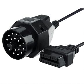 20pin to obd2 16 pin connector for bmw 20pin Obd2 adapter Cable for Bmw E30 E36 E34 E39 E38 E53 to Female Diagnostic Scanner Convertor Obd 1 to Obd2