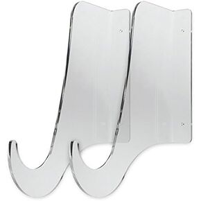 SOURCEONE.ORG Premium Clear Acrylic Surfboard Wall Mount Display Rack