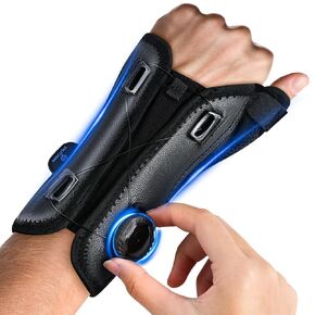 Thumb Brace Left Hand, Wrist and Thumb Brace,Thumb Splint for Arthritis,CMC,Trigger,Carpal Tunnel Relief, De Quervains Tenosynovitis Brace Night Support, Thumb Spica Splint Left Hand
