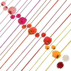 Amba Handicraft Rakhi for Brother/Rakhi/Rakhi Set of 12 / Rakhee/Designer rakhi/Send rakhi to USA/Rakhi for Brother with Gift Set/Rakhi Bhaiya Bhabhi/Rakhi Gift Card