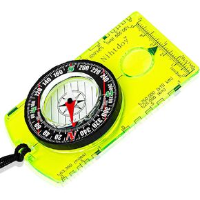 Compass Orienteering Hiking Accessories, Bushcraft Gear, Backpacking Navigation Professional, Precise and Confident Navigation During Outdoor Activities Such As Camping, and Climbing