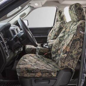 Covercraft - SSC3415CAMB Carhartt Mossy Oak Camo SeatSaver Front Row Custom Fit Seat Cover for Select Ford F-250 Super Duty/F-350 Super Duty Models - Duck Weave (Break-Up Country)