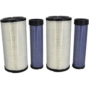 مجموعة فلاتر الهواء الداخلية الخارجية مكونة من قطعتين P828889 P829333 متوافقة مع Caterpillar 110-6326 110-6331 Case 222421A1 222422A1 John Deere AT171854 AT171853 Wix 46562 46569 in Kuwait