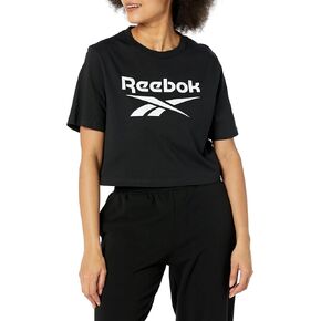 Reebok Women's Identity Big Logo Crop Tee