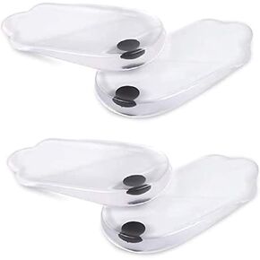 Orthopedic Insole Heel Cushion Insert, 2 Pairs Perfect Halfsphere Design for O/X Type Leg Bowlegs and Knock Knees Women Men