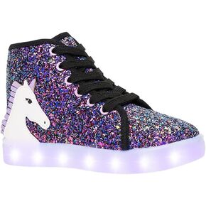 FabKids Kids Boys Girls Sneakers High Top Lace Up Shoes for Toddler Little Kid Big Kid