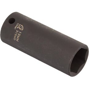 Sunex 319md 3/8-Inch Drive 19-Mm Deep Impact Socket