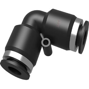 3/8 push to connect Air Line Fittings air elbow Air Hose quick connect Pneumatic Fittings Air Line Union10 Pack
